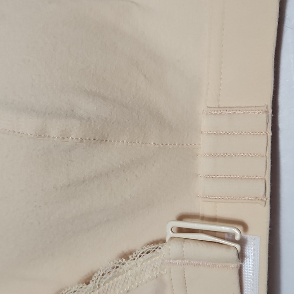 Women's FionaBra Cream Lace Trim Front Adjustable Closure Bra Size XL - Picture 7 of 8